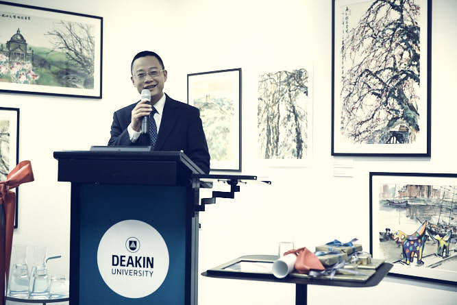 Photography Portfolio by P-O-L-O: Deakin-Uni-Manchester-to-Melbourne-China-Consul-General-Long-Zhou-speech-